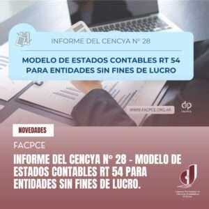 Modelo de Estados Contables RT 54. Para descargar..